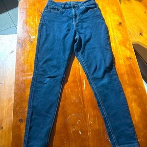 Juniors blue jeans. Rarely used almost brand new.